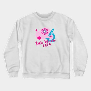 Celebrating Lab Week 2024! Crewneck Sweatshirt